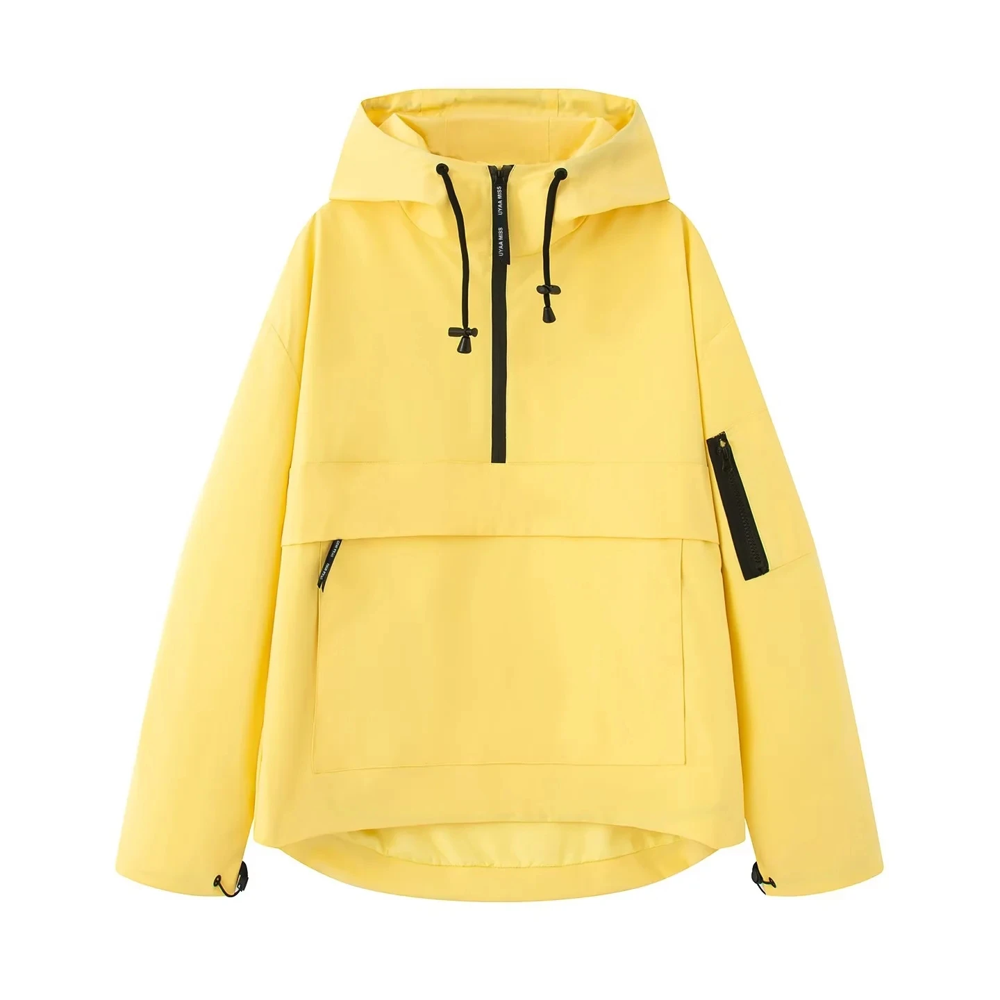 

KEYANKETIAN Autumn New Women Clothing European And American Style Sports Jacket With Hooded Kangaroo Pocket Outdoor Jacket Women