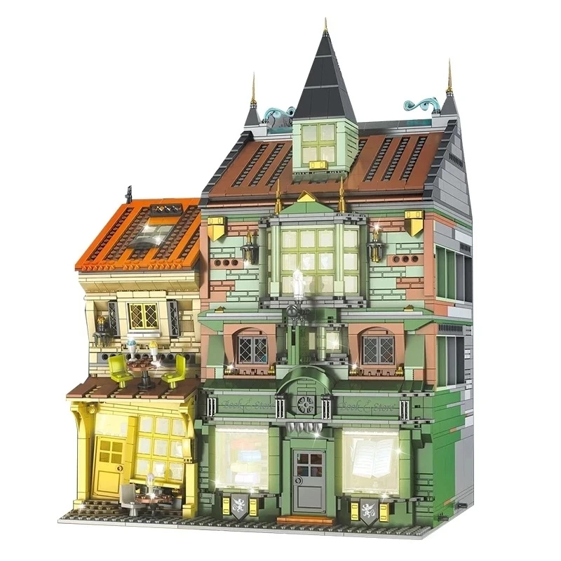 MOULD KING Movie HP 16041 Building Blocks The Magic Joke Shop Model Assembly Bricks Toys 16038 16039 16040 For Collector