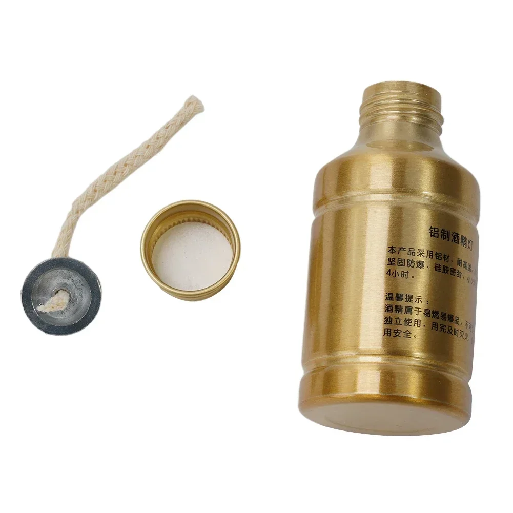 Öfen Alkohol Lampe Überleben Camping 100ml Aluminium legierung Brenner Lampe Chemie Labor Werkzeug für Outdoor Pinic tragbar