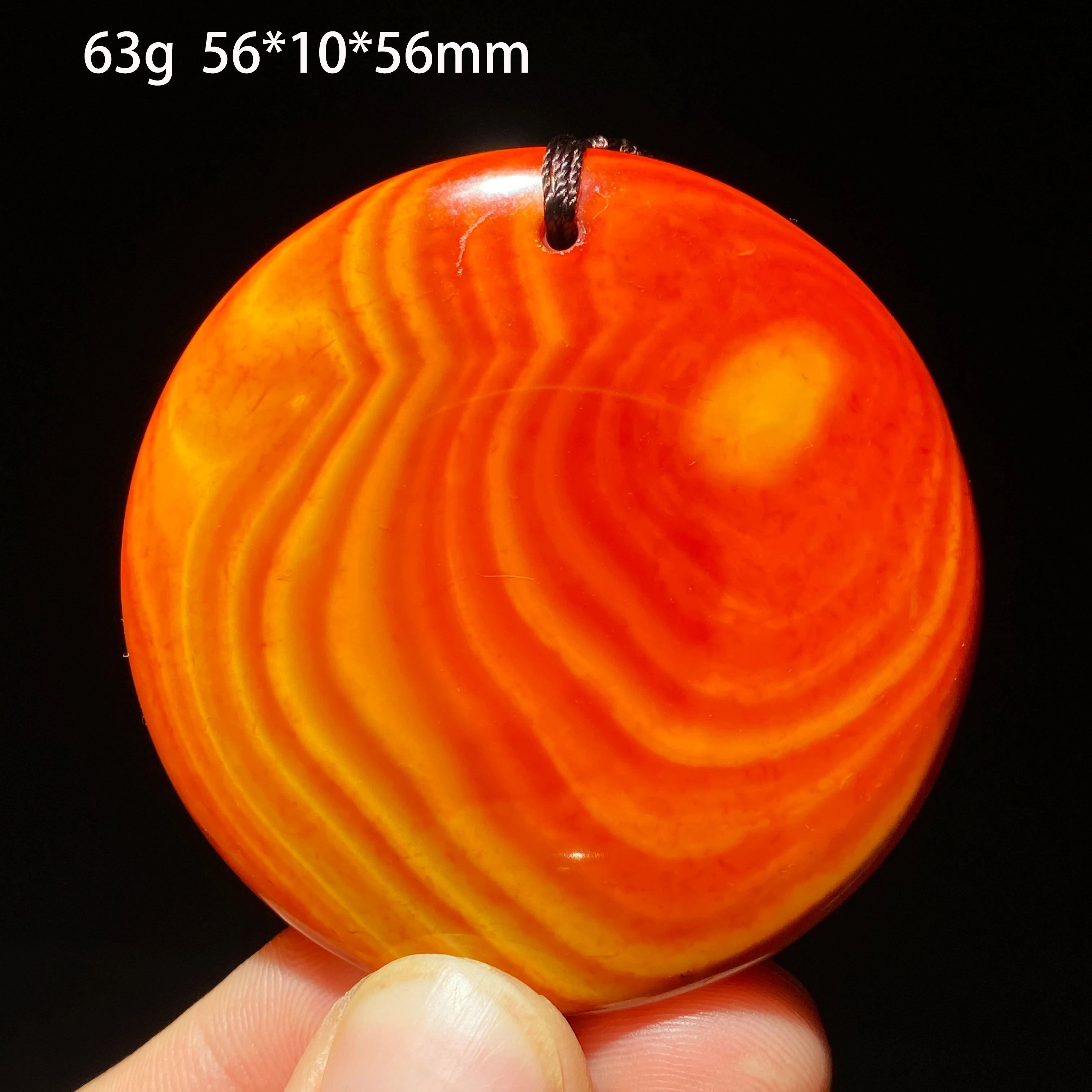 Natural Zhanguo Red Agate Sardonyx Pendant Earrings Set for Home Decoration Gift Polishing