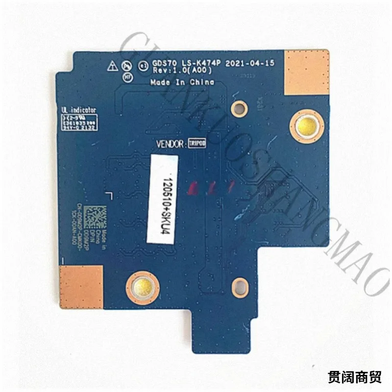 HJY...is suitable for  Dell Alienware X17 R1 backlit keyboard small motherboard LS-K474P 0D9M2P