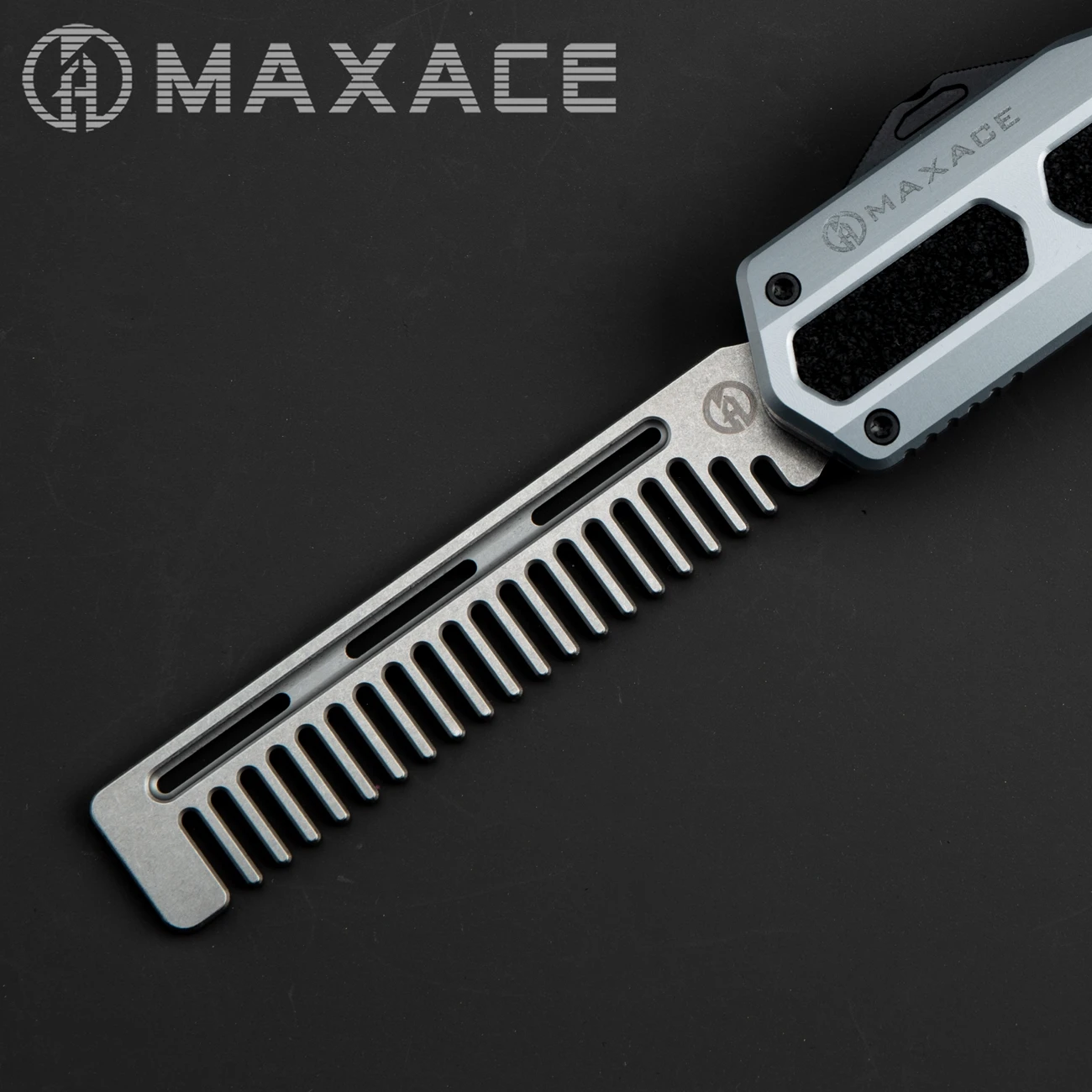 Maxace kinfe Neptune OTF 7075 Aluminium Handle SLD-Magic Blade Comb Outdoor toys Hunting Camping Edc Tools Folding Knife