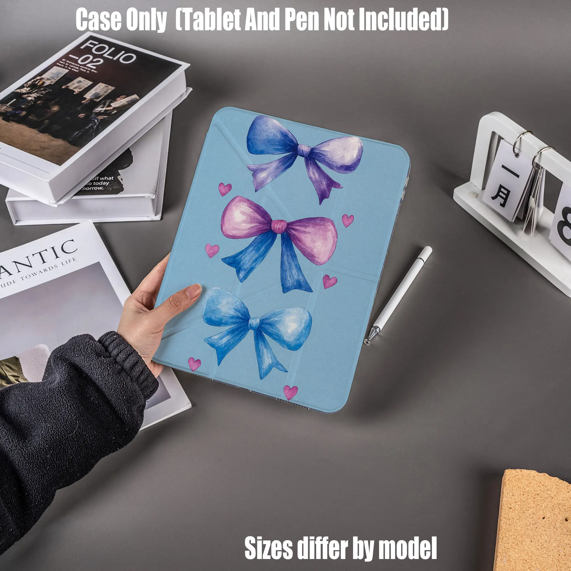 Slim Fit Premium TPU Tablet Cover, Shockproof Durable Lightweight Protective Case for iPad Samsung Huawei Honor Redmi Xiaomi