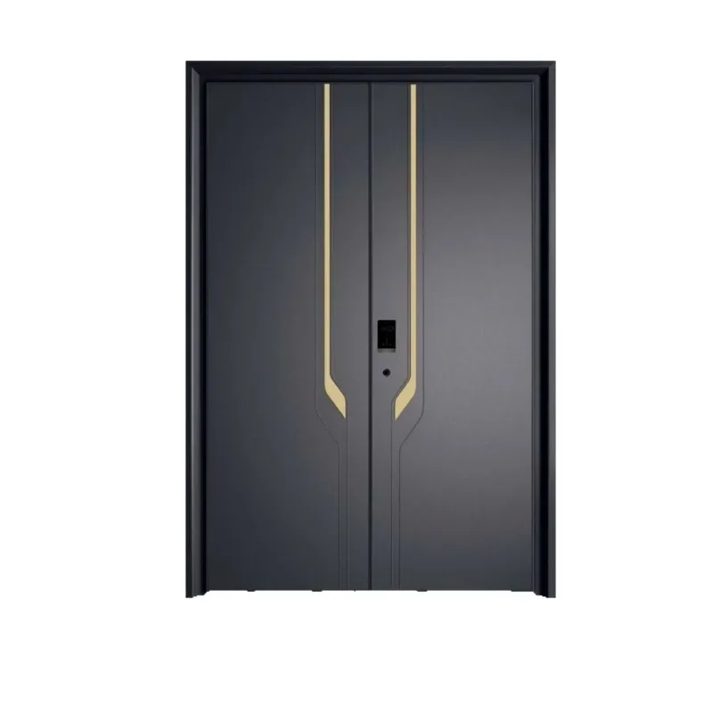 OGMAluminum Plate Engraving Paint Casting Aluminum Door Armored Door Community