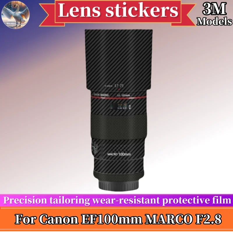 EF100F2.8 skins For Canon EF100mm MARCO F2.8 Lens stickers,protective film,Precision tailoring wear-resistan