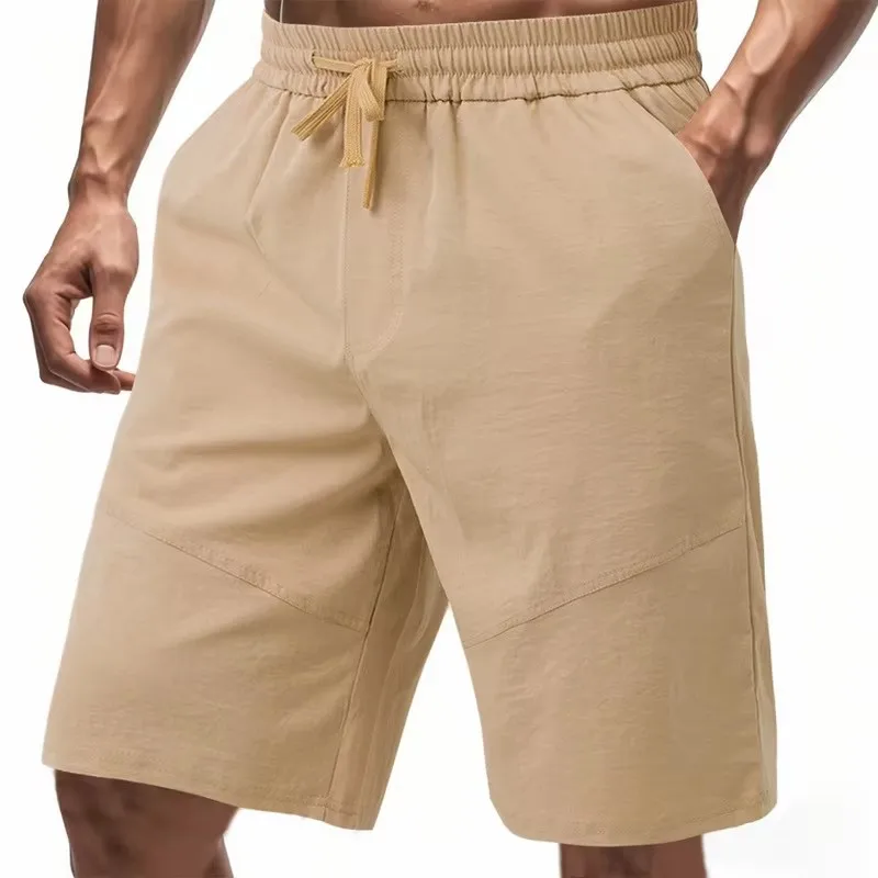 Summer Men Fitness running short pants Men's multi-pocket loose lightweight casual sporty breathable Daily beach jogging shorts
