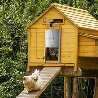 220V Light-sensing Automatic Chicken Coop Door Home Farm Light Sensor Timing Chicken Pet Doors Automatic Opener Kit