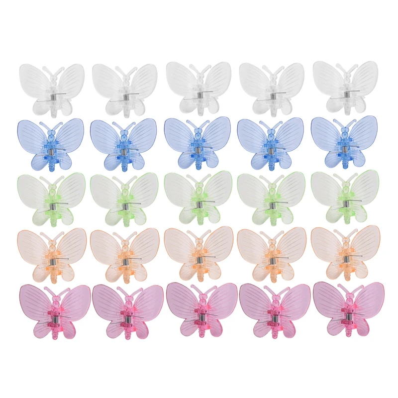 ABUL-Orchid Clips 30Pcs Butterfly Plant Clips Orchid Support Clips Vine Clips Plant Clips For Support Flower Orchid Vine