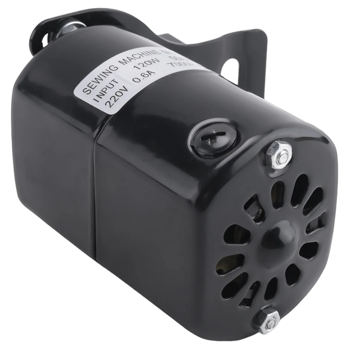 New 220V 120W Sewing Machine Motor 7000 RPM K-Bracket 0.6 AMP Home Sewing Machine Parts AC Motor