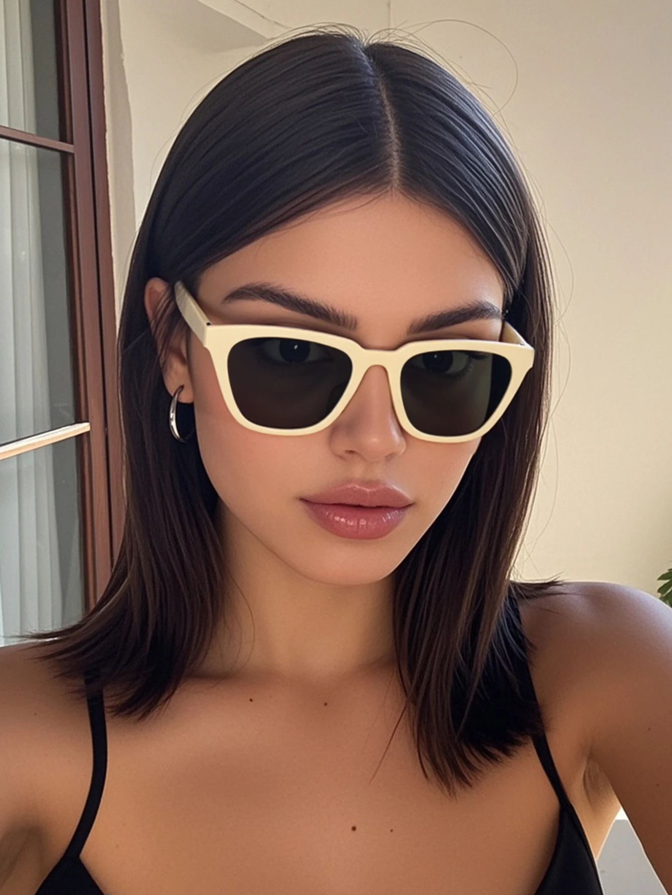 1 Stück Neue Damen-Sonnenbrille in Katzenaugenform, Herren-Party-Club Anti-Reflex Sonnenbrille, Display-Sonnenbrille für Frauen