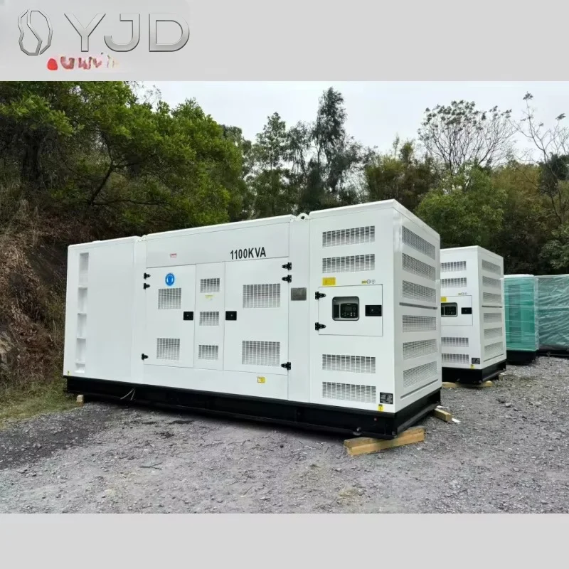 Planta Electrica 1100kva Generator Closed Type 800kw Stamfo-rd Alternator 1000kva 50/60HZ 230/400V Soundproof 1mw Standby Backup