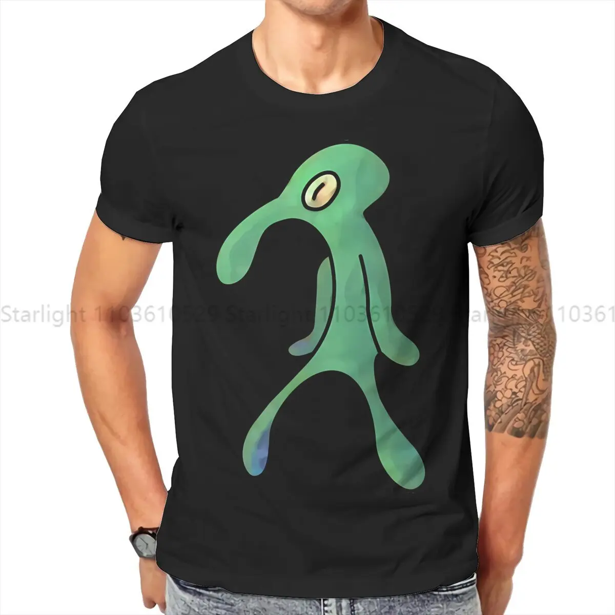 Bold And Brash Squidward Hip Hop TShirt  Casual T Shirt Newest T-shirt For Adult