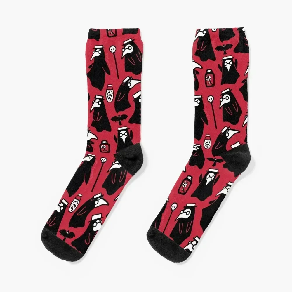 

Plague Doctors Socks bright garter winter thermal kawaii hockey Socks Woman Men's