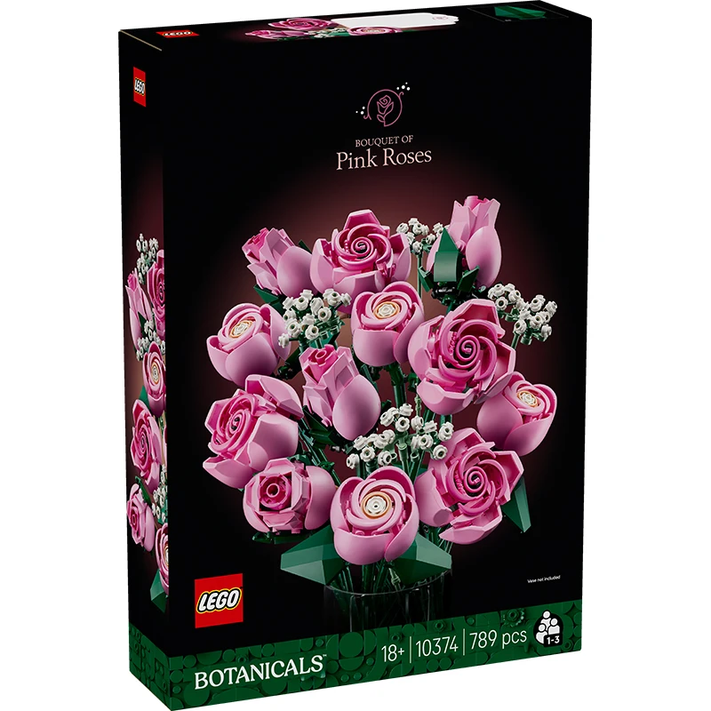 

LEGO Building Blocks 10374 Pink Rose Bundle Children's Valentine's Day Gift Home Decor Desktop Decoration