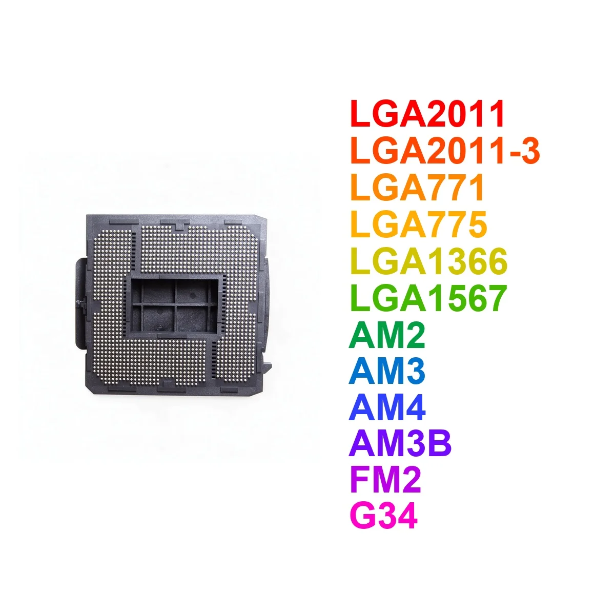 LGA 2011 2011-3 771 775 1366 1567 AM2 AM3 AM4 AM3B FM2 G34 Motherboard Mainboard Soldering BGA CPU Socket holder with Tin Balls