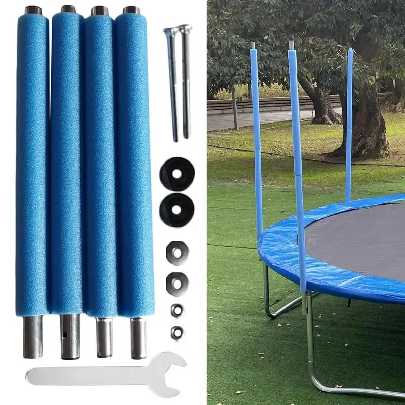 Soft Foam Trampoline Poles Trampoline Pole Replacement Trampoline Pole Anti-collision Foam Enclosure Rods Universal for Steel