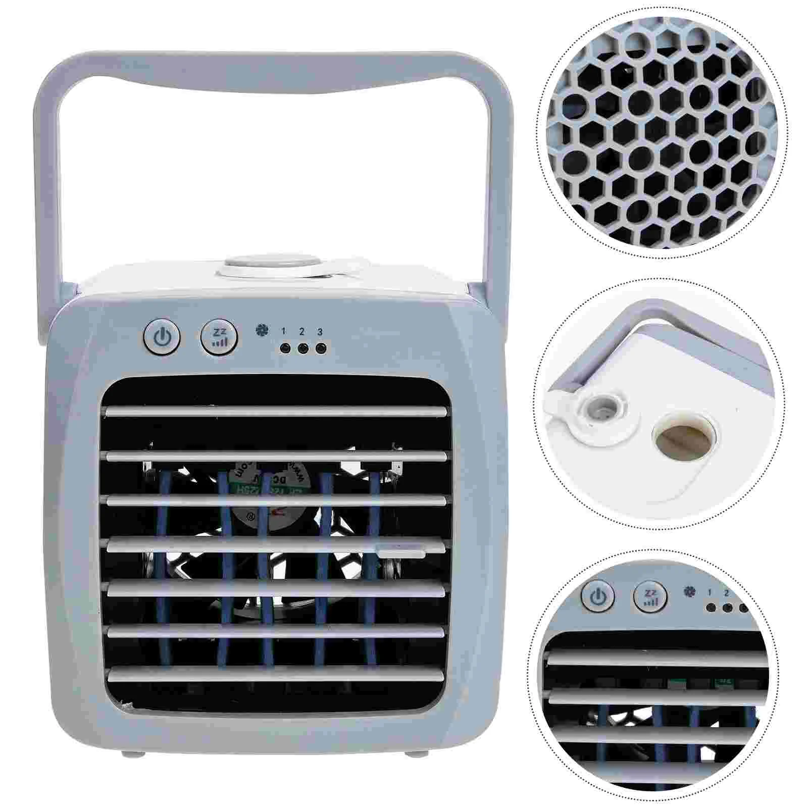 Air Conditioner Portable Cooler Humidifier Office Fan Plastic Small Conditioning