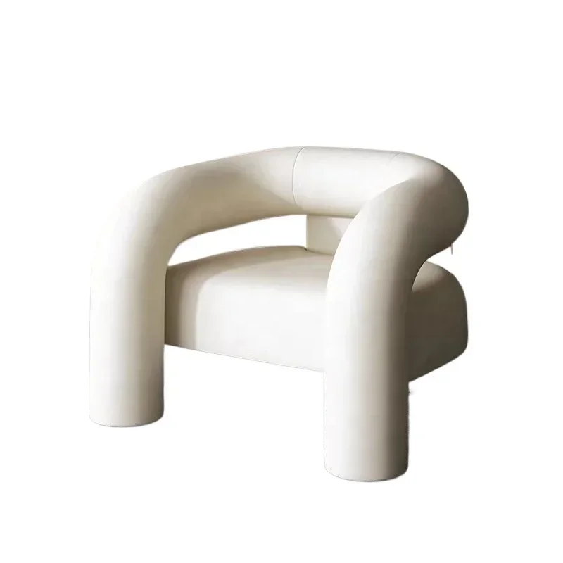Living room lounge chair upholstery fabric velvet teddy wool interior temporary nordic modern chair bedroom