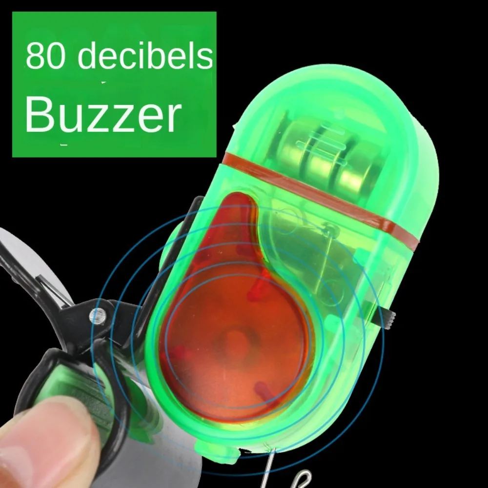 Fish Accessories High Sensitive Fishing Alarm Bell Sound Fish Bite Alarm Buzzer Fishing Rod Fishing Rod Buzzer