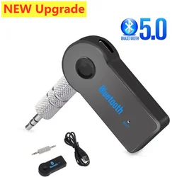 Aux Car Bluetooth 5.0 Receiver 3.5mm 3.5 AUX Jack Stereo Music Audio Car Transmitter Speaker Amplifier Wireless Adapter with Mic