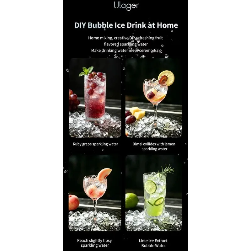 Airo RO Sparkling Water with Fruit Flavor Filter Dispenser Electric Hot Cold Filter Water Purification Purifier for Home