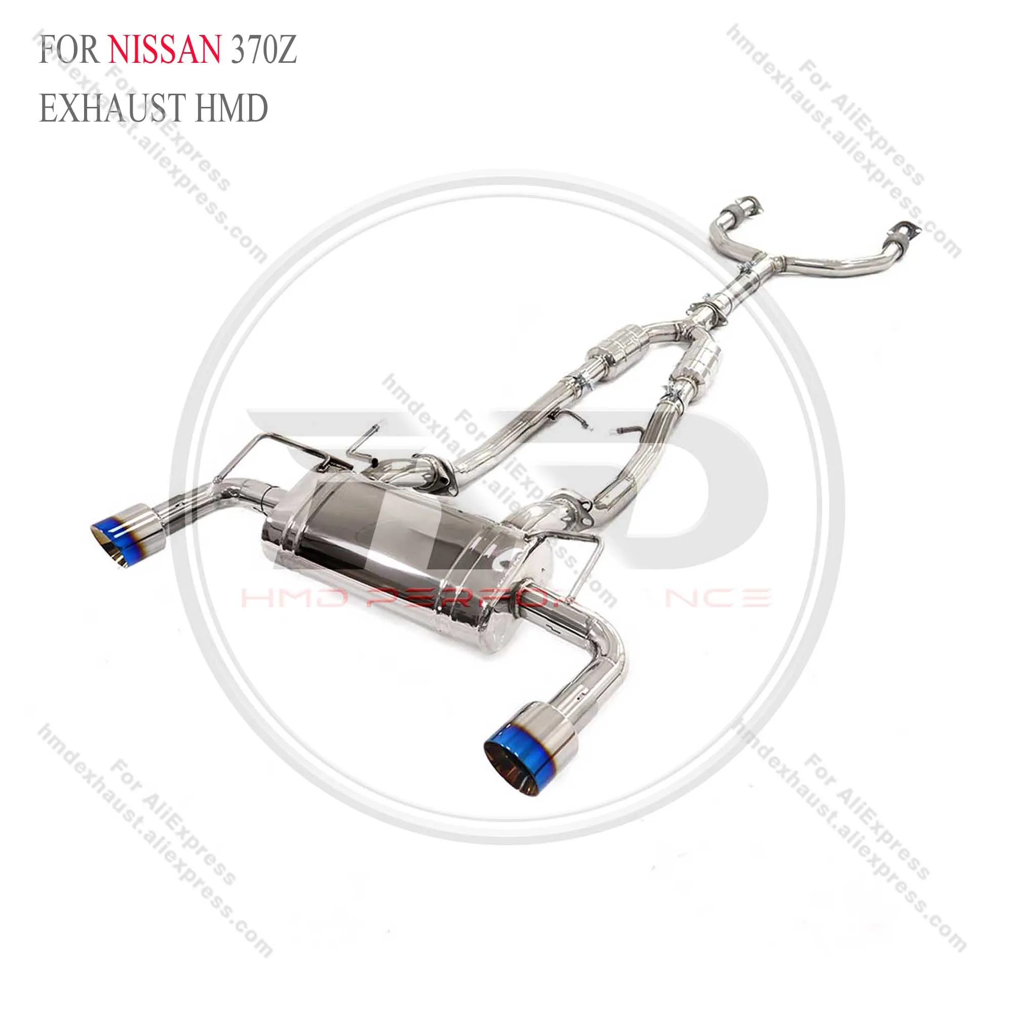 

HMD Stainless Steel Exhaust System Performance Catback is Suitable for Nissan 370z 3.7L without valve