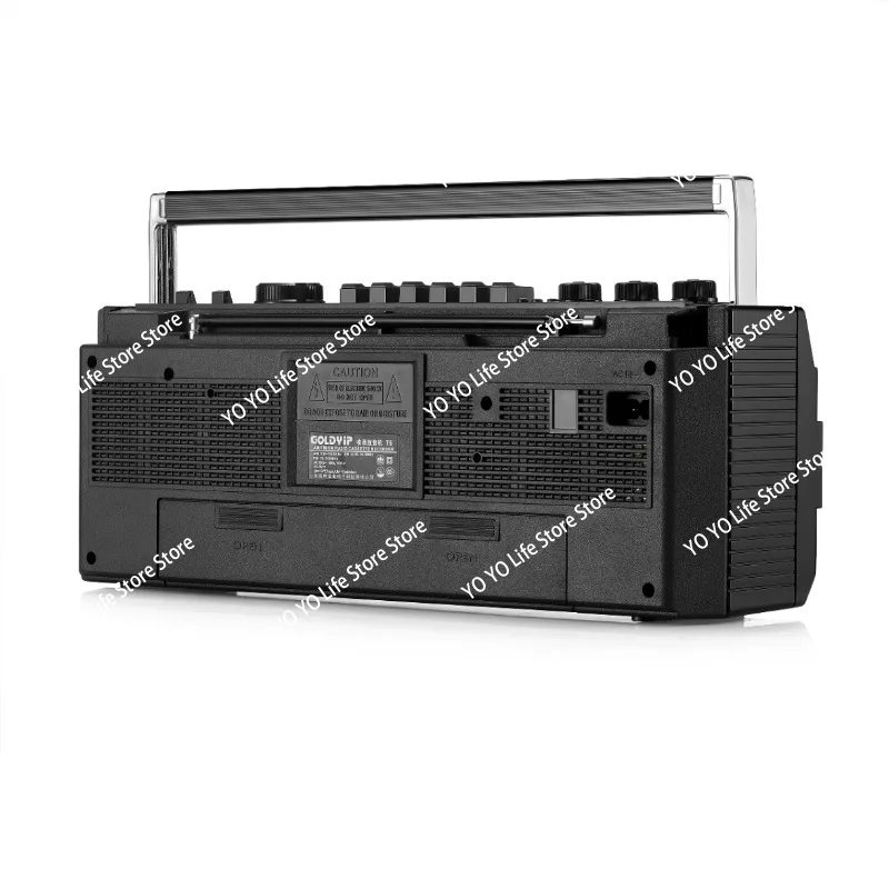 

High Quality Portable Cassette Recorder Player Music Play Walkman Retro Tape Drive AM/FM/SW Radio Bluetooth Speakers