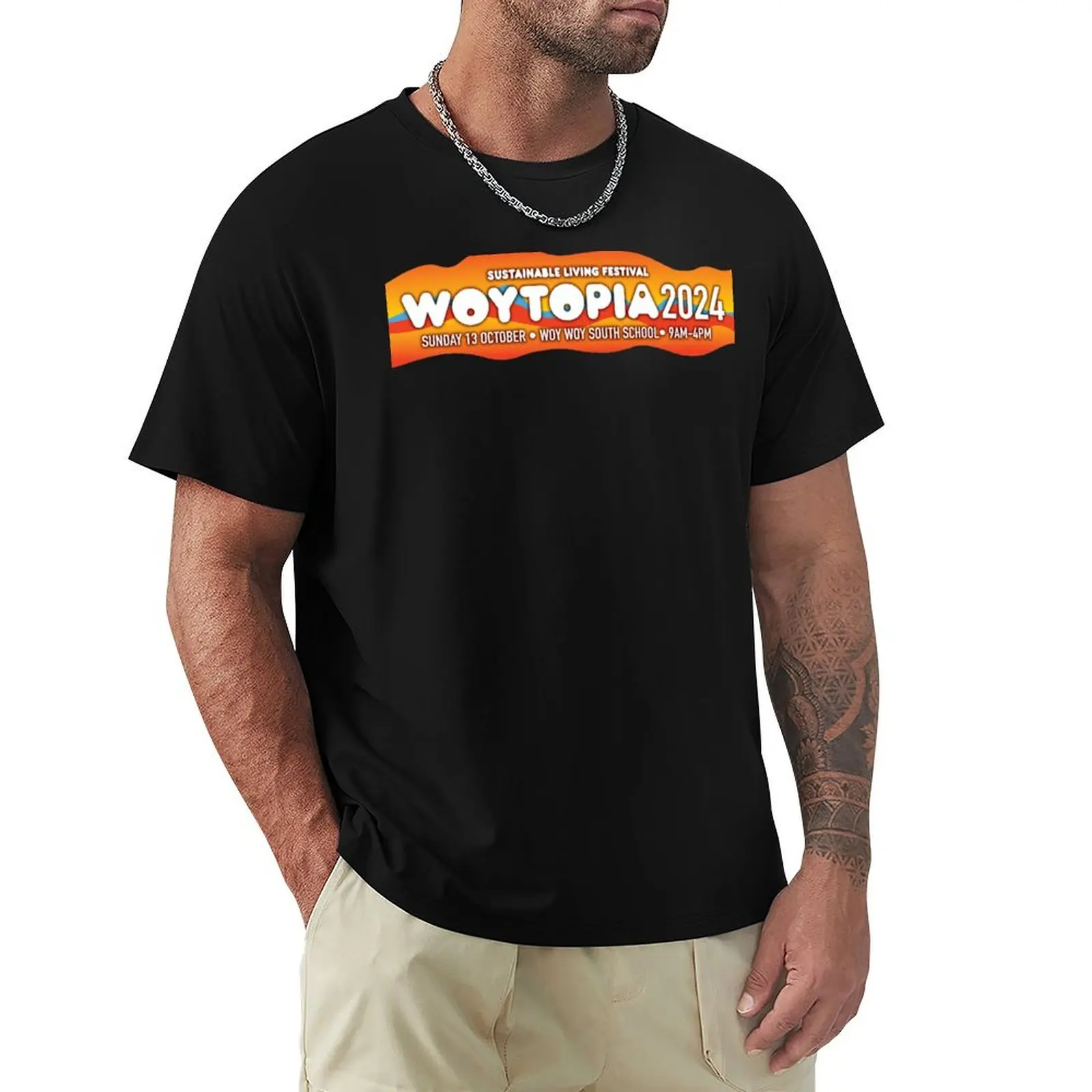 

Woytopia 2024 T-Shirt Abstract Pattern Print Top