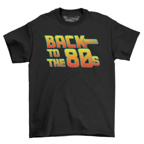 Mens Back To The 80's Party T-Shirt Funny Gift For Men, Men's Comedy Shirt Top