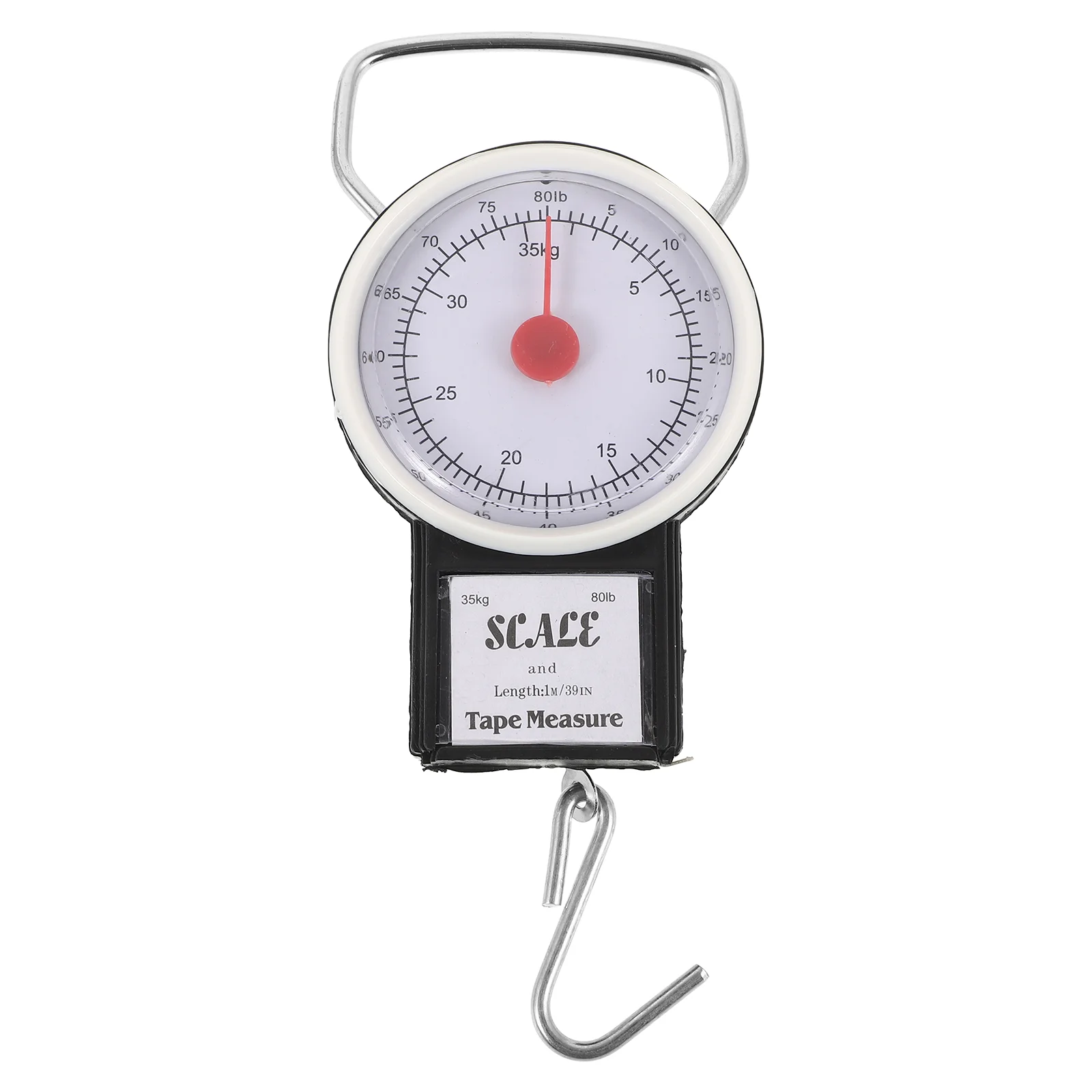 

Fish Hook Spring Scale for Travel Suitcases Luggage Weight Portable Mini Plastic Iron