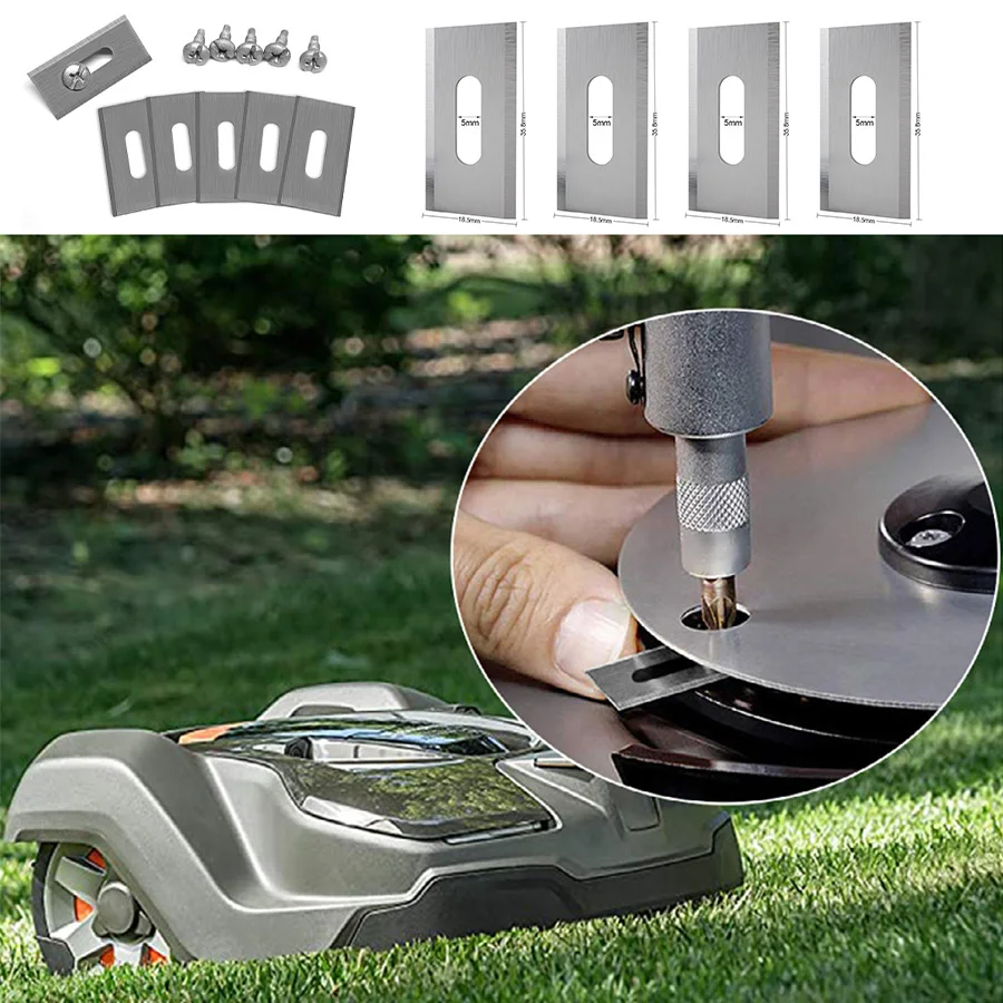 10/30pcs Trimmer Blade Lawn Mower Grass Replacement Trimmer Cutter Piece Husqvarna Automower/Garden Robotic Lawnmower Tools