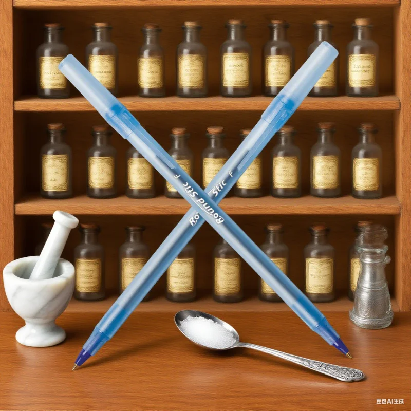 1.0mm Ballpoint Pens - 10 with Smooth Blue Ink