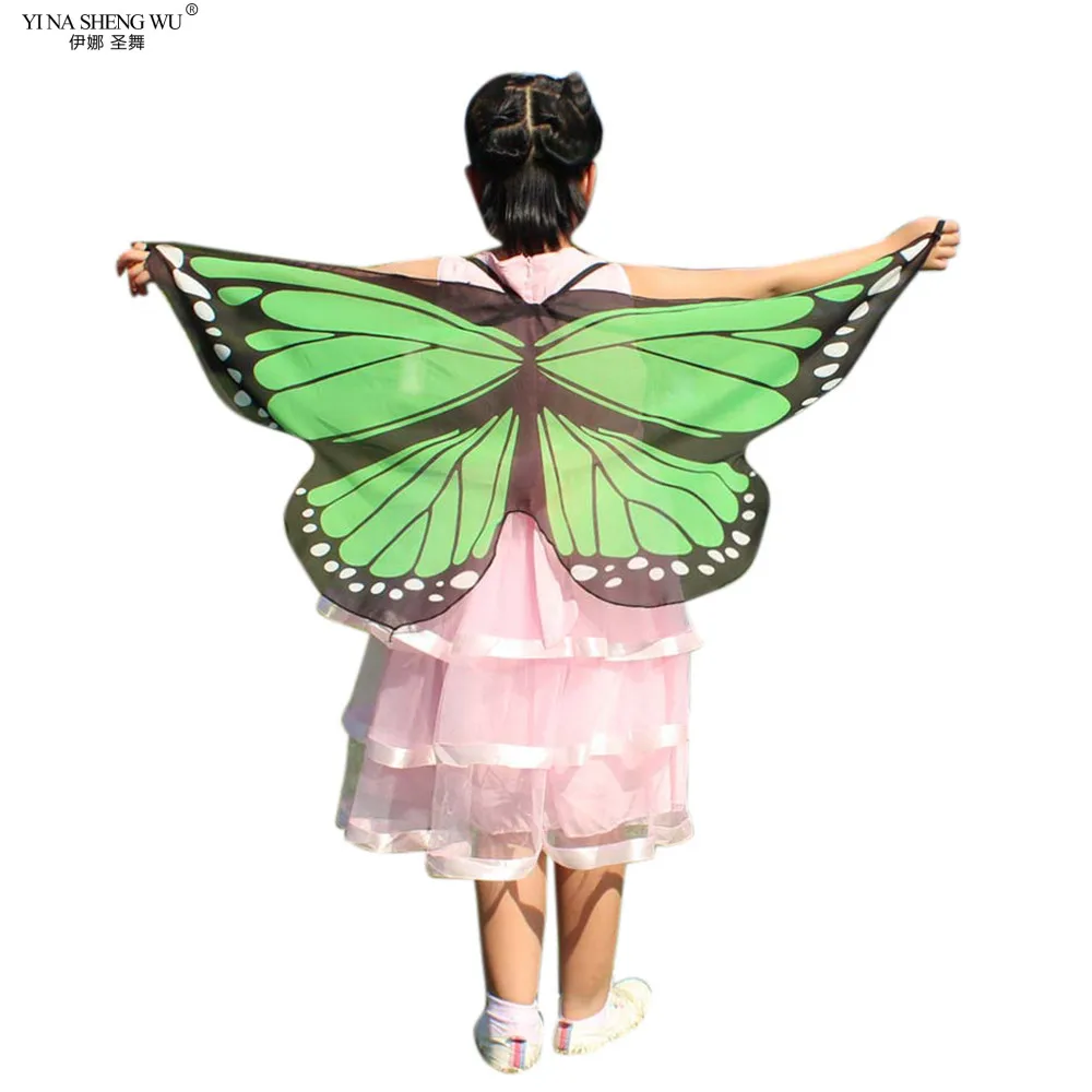 Girls Boys Children Fairy Wings Butterfly Fancy Dress Up Costume Party Pretend Play Fashion Cosplay Children Butterfly Wings