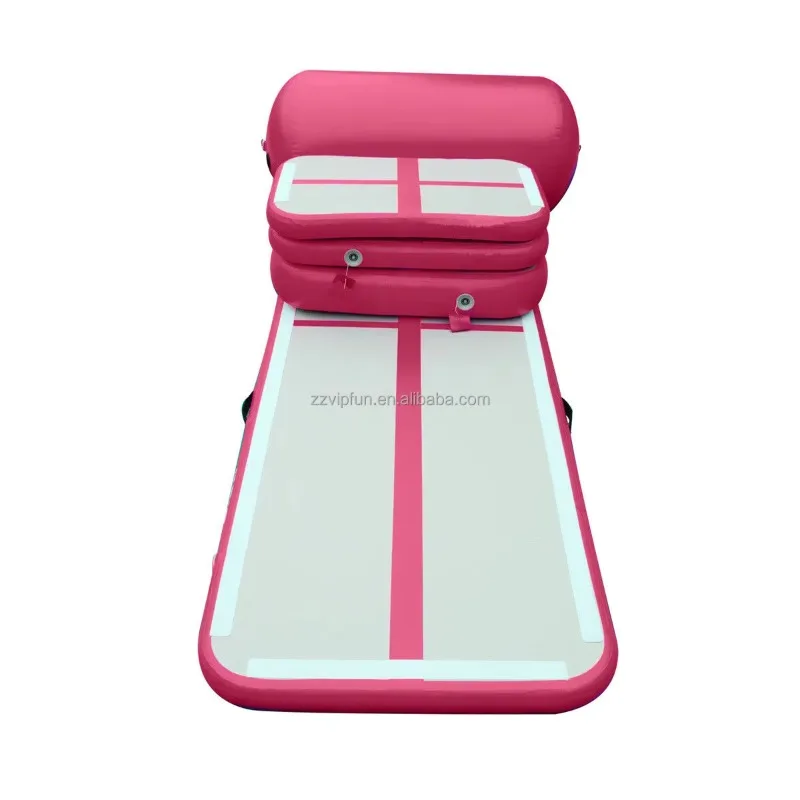 

Inflatable Practice Home Yoga Exercise Airtrack Tumbling Gym Mat Air Track Gymnastics Training Set Portable