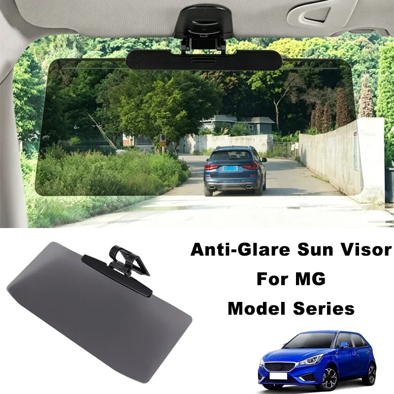 

Anti-Glare UV Block Car Sun Visor Extender Sun Shade Interior Accessories For MG 3 4 5 6 7 ZS HS ONE ES5 Cyberster GT GS RX5 RX8