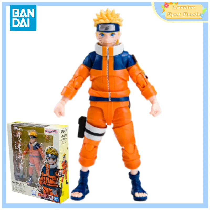 

Bandai Genuine NARUTO Anime Figure SHF Uzumaki Naruto The No.1 Most Unpredictable Ninja Action Figure Toys Original Brand New