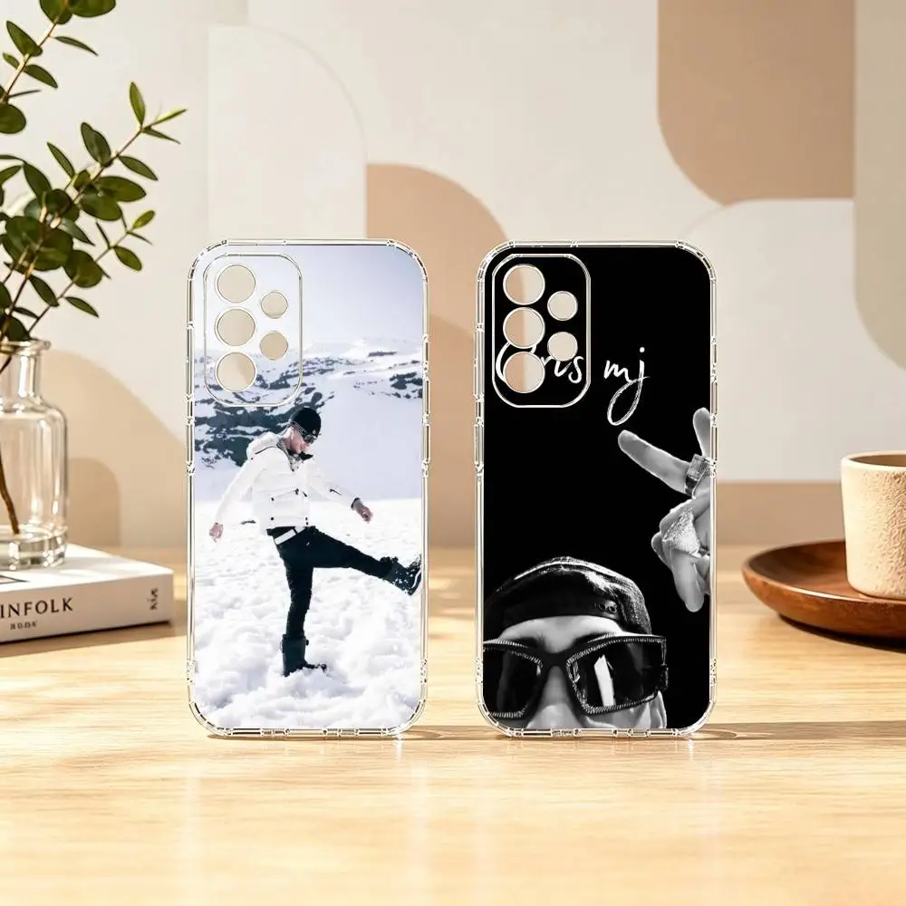 Singer C-Cris MJ gift  Phone Case For Samsung S25,S24,S21,S22,S23,S30,Ultra,S20,Plus,Fe Transparent Cover