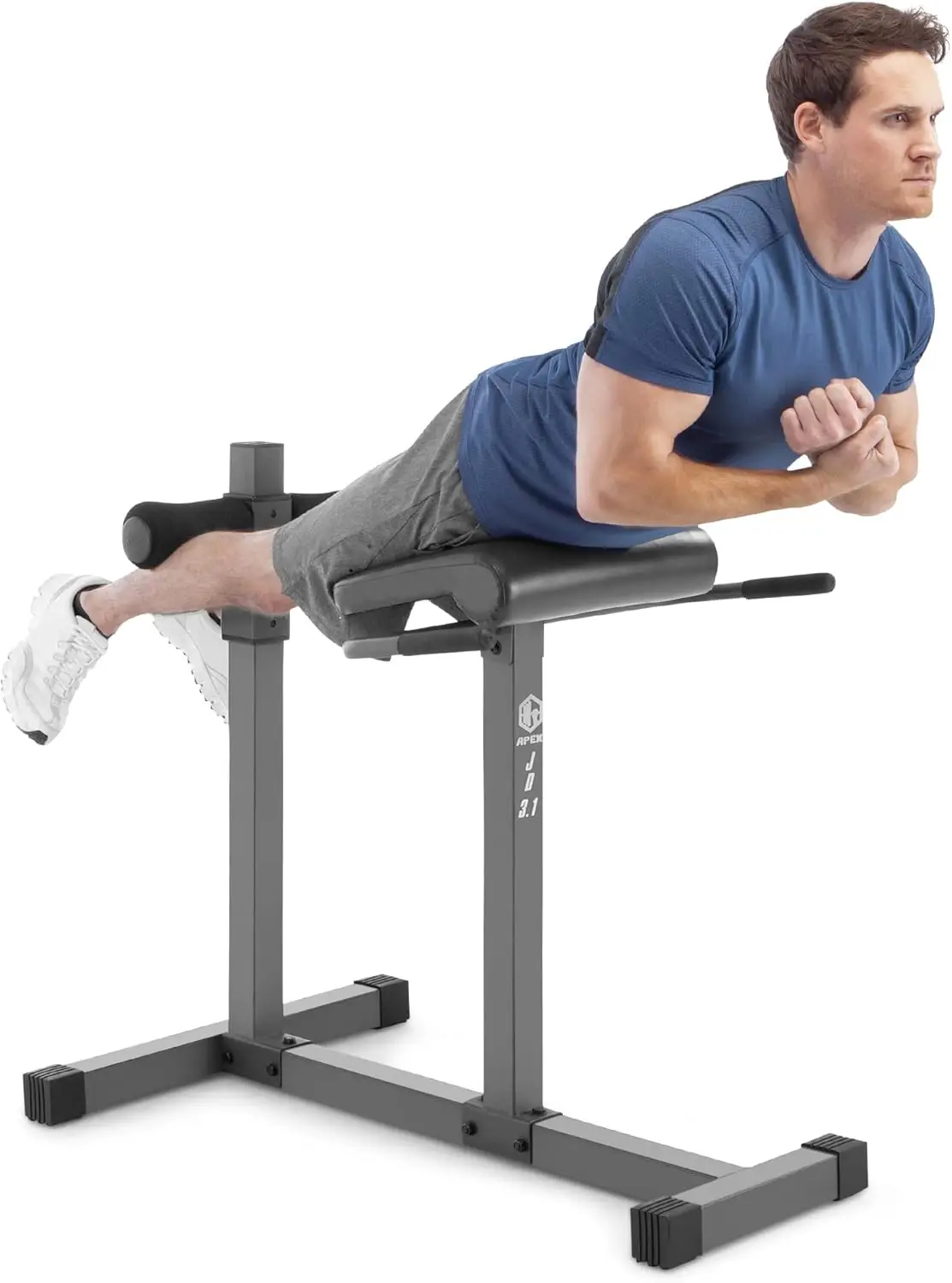 

Adjustable Hyper Extension Bench for Core Strength, Back Pain Relief & Home Gym Workouts