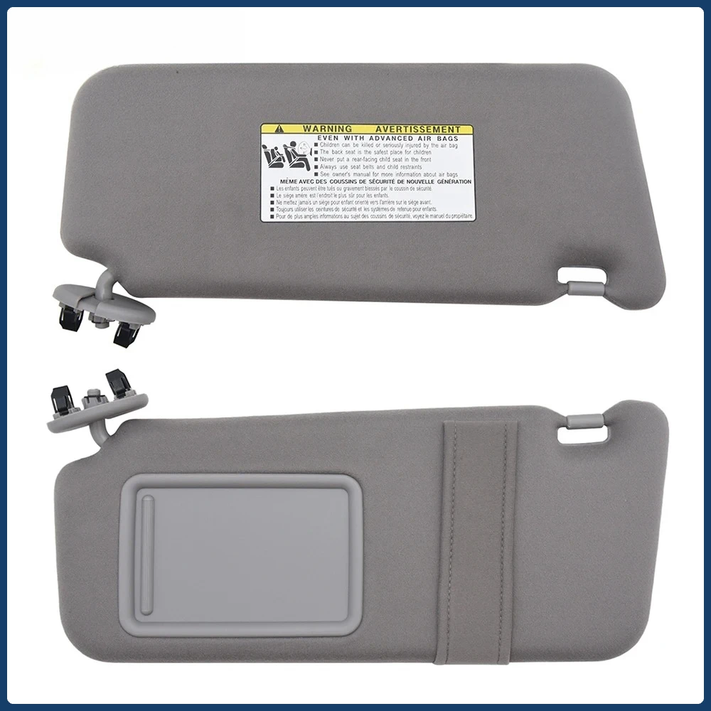 Sun Visor Without Light for Toyota Camry 2007 2008 2009 2010 2011 74310-06750-E0 74320-06780-B0 Driver Passenge Side