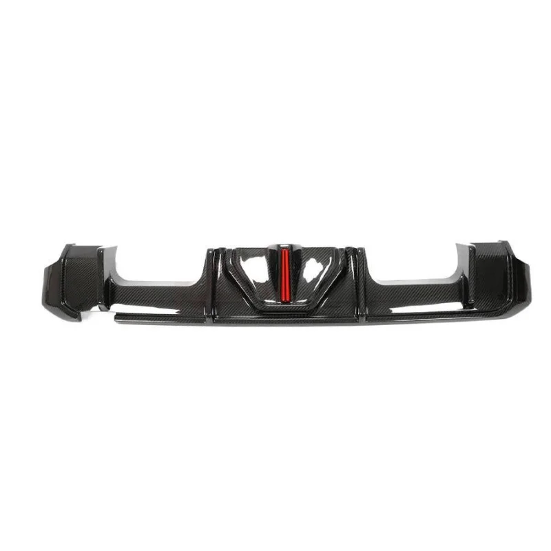 

Suitable for BMW M3 G80 M4 G82 G83 Modified Dry Carbon Fiber with Lights Rear Tail Lip Diffuser