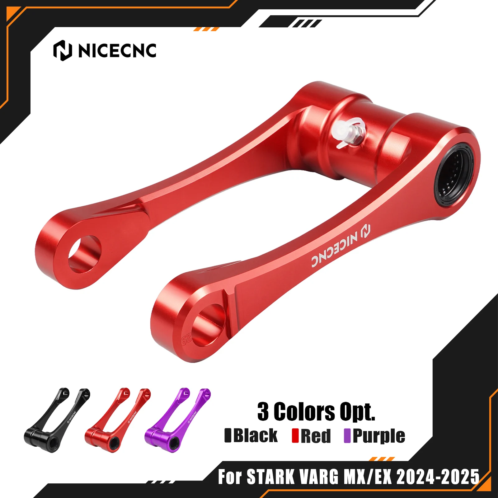 

NICECNC для мотоцикла Stark Varg EX 2024-2025, комплект понижающих звеньев 1 дюйм, комплект нижнего рычага для Stark Varg MX, электрический велосипед для грязи