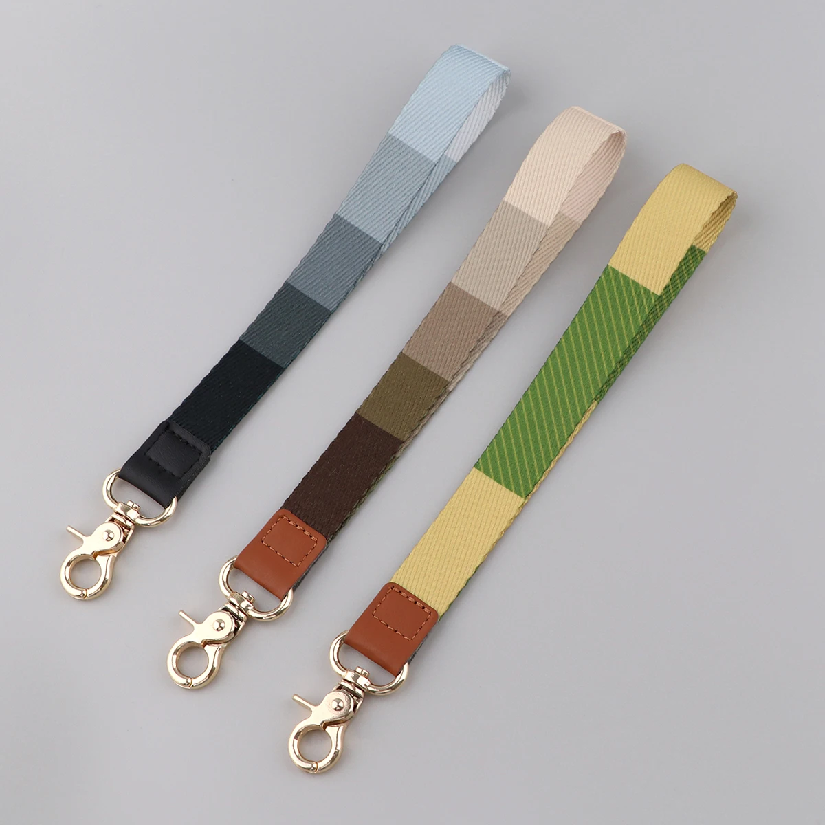 Minimalist Series Short Lanyards Keychain Simple Style Neck Strap Phone Buttons ID Card Holder Lanyard for Keys DIY Hanging Rope