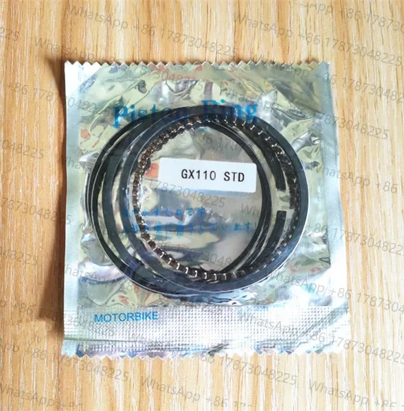 Juego de anillos de pistón GX110 de 57mm para motor GX110 F401 4HP, generador EG2200 2KW, bomba de agua para motocultor #   13010-ZE0-013
