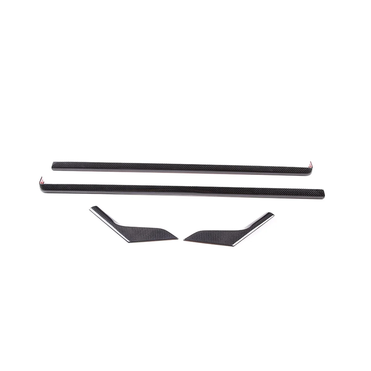 

Dry Carbon Fiber Car Inner Door Strip Panel Trim Cover for Porsche 911 2019 2020 2021 2022