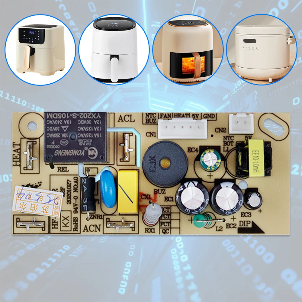 Placa de circuito para freidora de aire, placa de control para horno eléctrico, fuente de alimentación, placa base KD30DQ815 KD40DQ817, pieza de repuesto (1 unidad)
