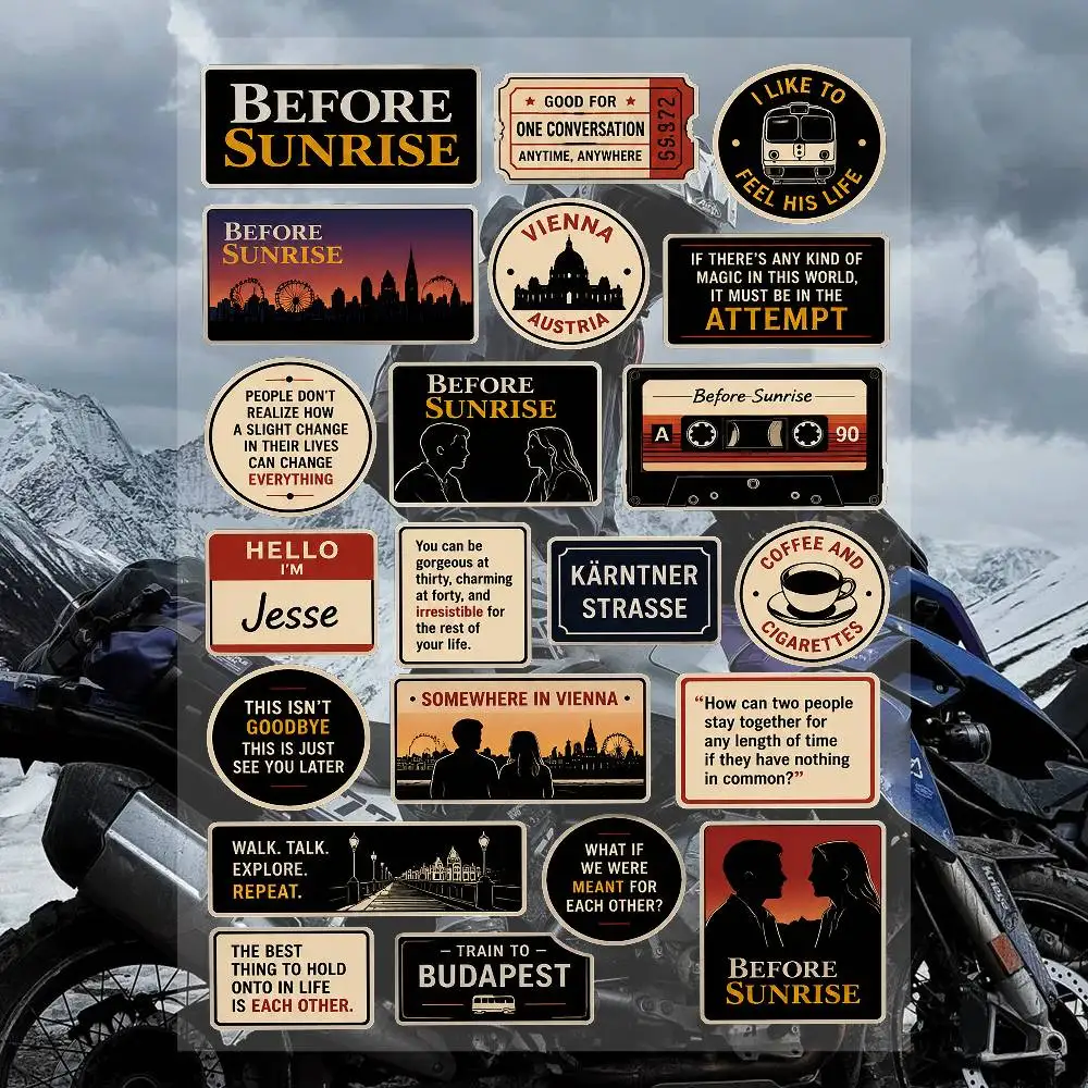 C-Bes-fore Ss-unrise Stickers Waterproof Vinyl Decals For Car Motorcycle Helmet Laptop Skateboard