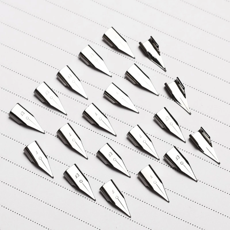 5 puntas pluma estilográfica 0,5 mm y 0,38 mm, opcionales, fáciles reemplazar, escriben sin problemas