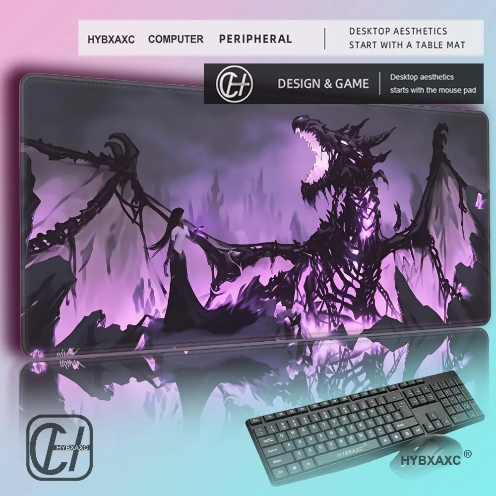 

HYBXAXC Magic Vintage Playmat Premium Rubber MTG Game Mouse Mat HD Ink Non-Slip Desk Pad Table Mats for The Collection with TCG