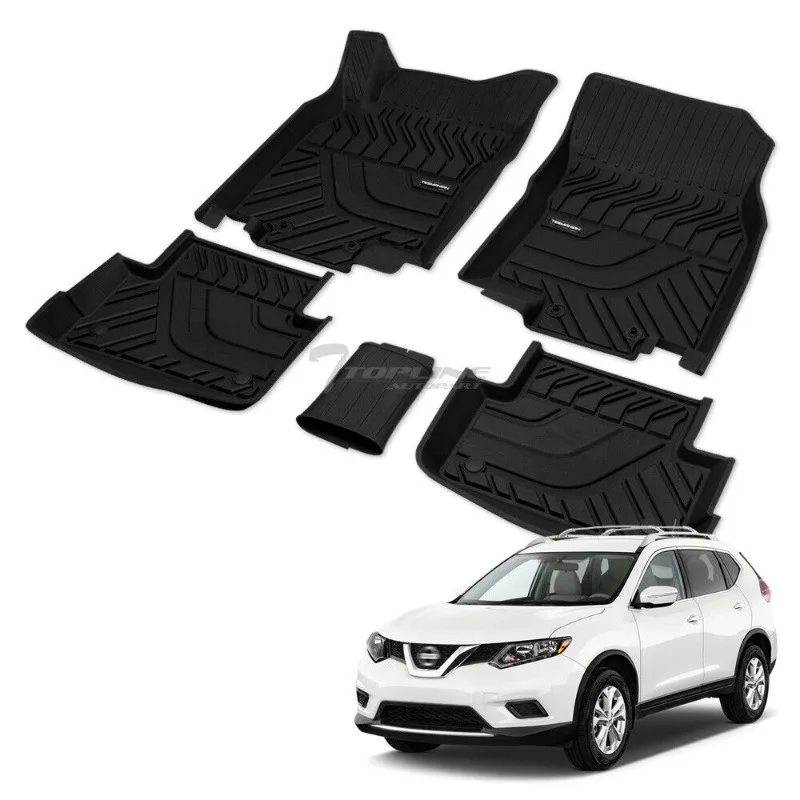 

Topline 3D Molded TPE Rubber All Weather Floor Mats For 2014-2020 Nissan Rogue United States