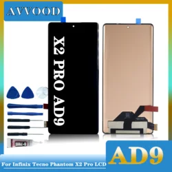 AMOLED For Infinix Tecno Phantom X2pro AD9 LCD Display Touch Screen Panel Digitizer For Phantom X2 pro Replacemen Assembly Parts